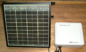 ソーラー電源式遠隔送信機