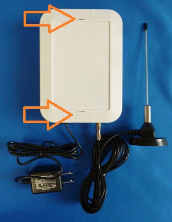 遠隔送信機と遠隔受信機の壁面への設置方法