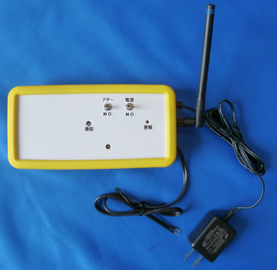 定時連絡機能付きの特定小電力無線受信機の例作例