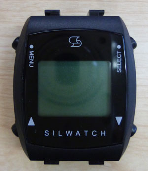 シルウオッチ腕時計の液晶画面